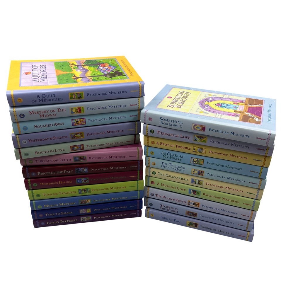 Patchwork Mysteries Books Series Lot‎ Of 22 By Guideposts Hardcover